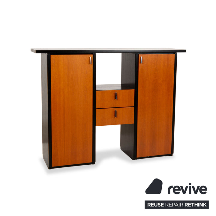 Hülsta Venti Holz Sideboard Braun Schwarz