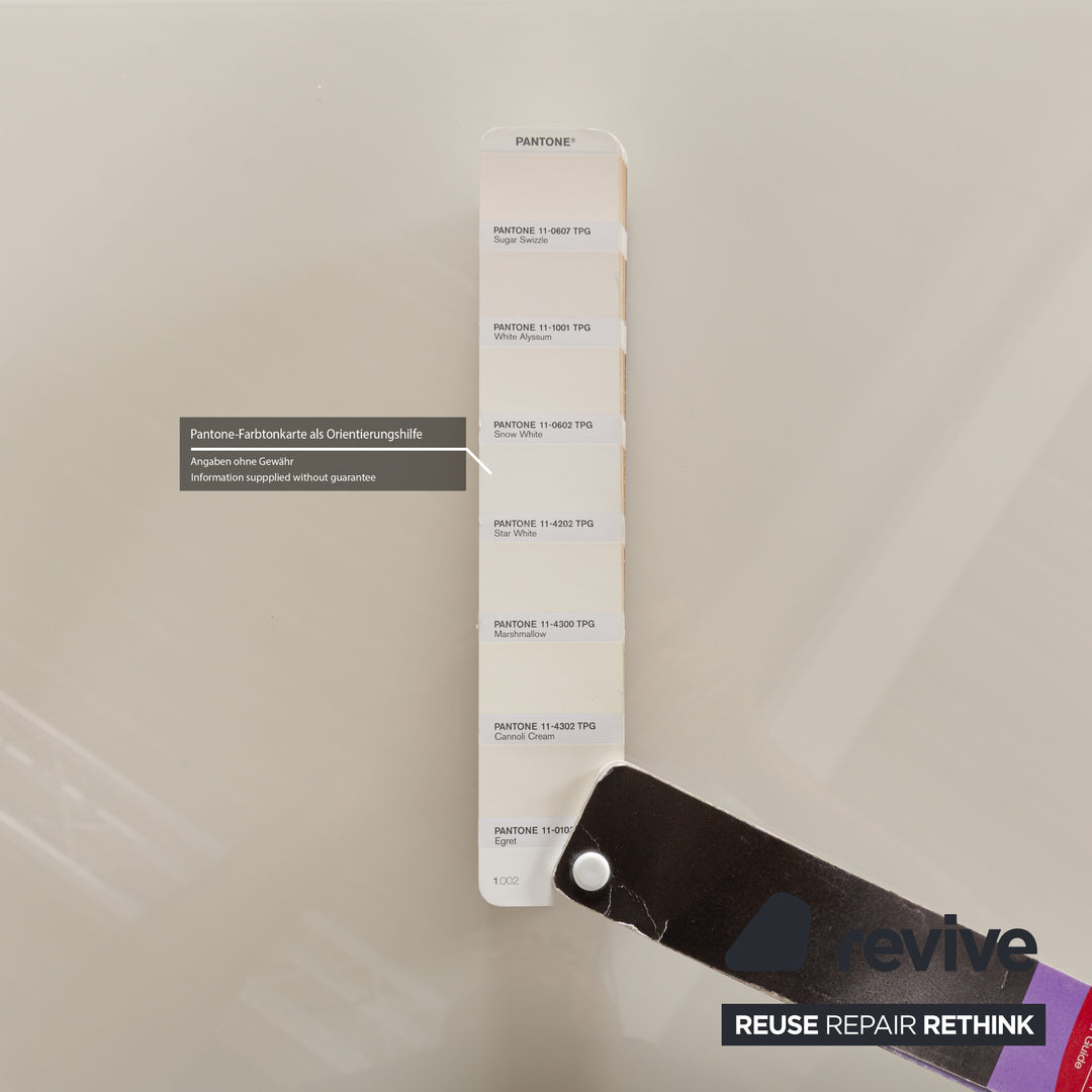 Hülsta Xelo Holz Glas Sideboard Weiß Grau Glas Schubladen Vitrine Mediaboard