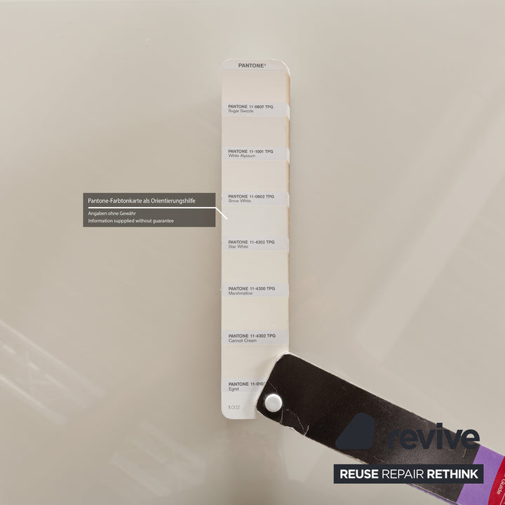 Hülsta Xelo Holz Glas Sideboard Weiß Grau Glas Schubladen Vitrine Mediaboard