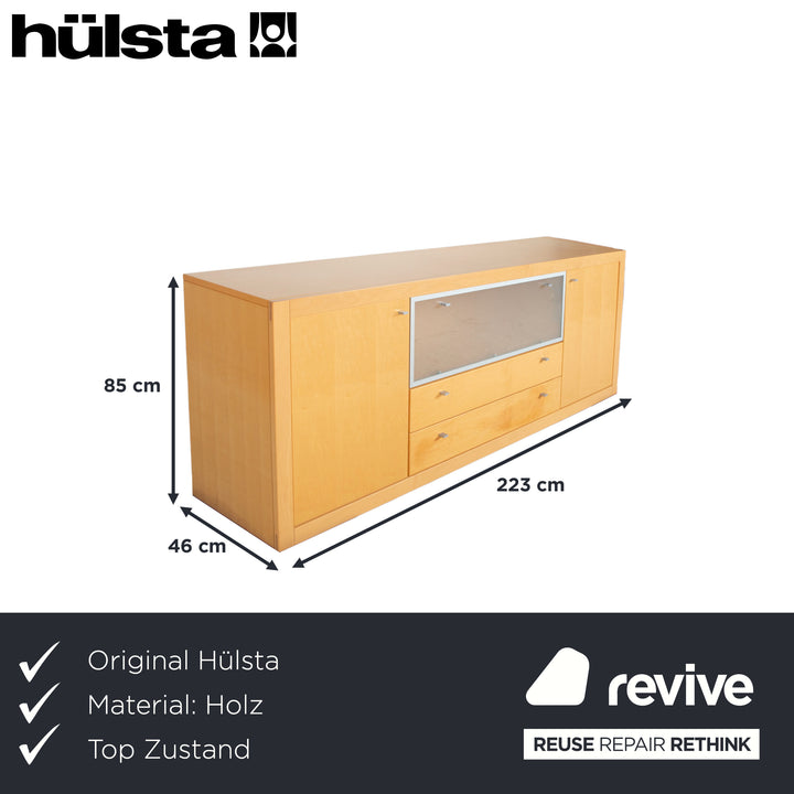 Hülsta Xelo Holz Sideboard Kommode Braun Hellbraun