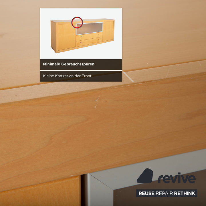 Hülsta Xelo Holz Sideboard Kommode Braun Hellbraun