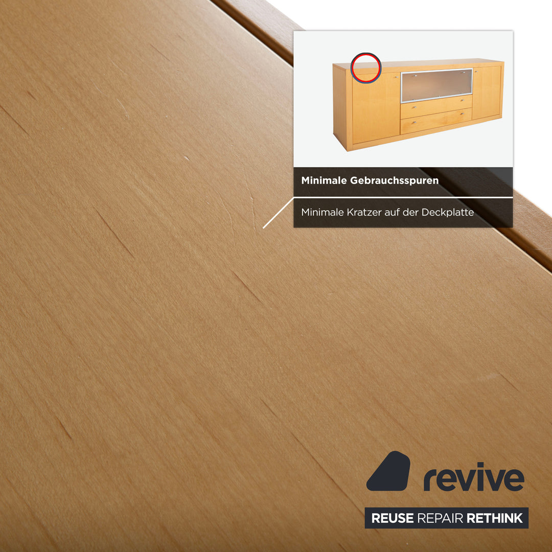 Hülsta Xelo Holz Sideboard Kommode Braun Hellbraun