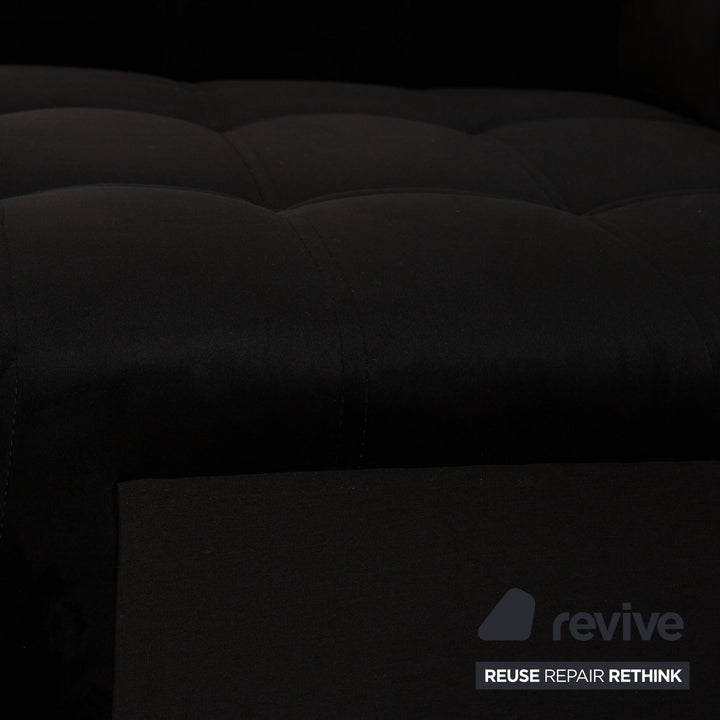 IconX STUDIOS Switzerland Bloom Velvet Fabric Lounger Recamiere Daybed Black Daybed Lounger