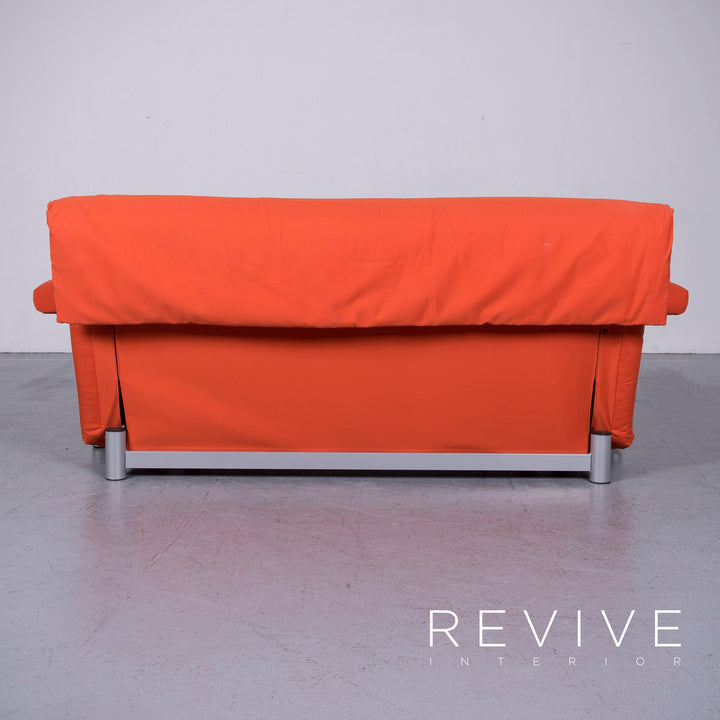 Ligne Roset Multy Designer Stoff Sofa Orange Couch Schlafsofa Funktion inkl. Armlehnen