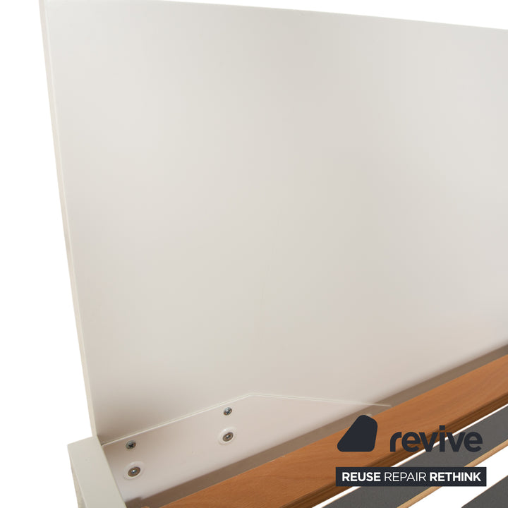 Interlübke Algo wooden bed, white, 120 x 200 cm
