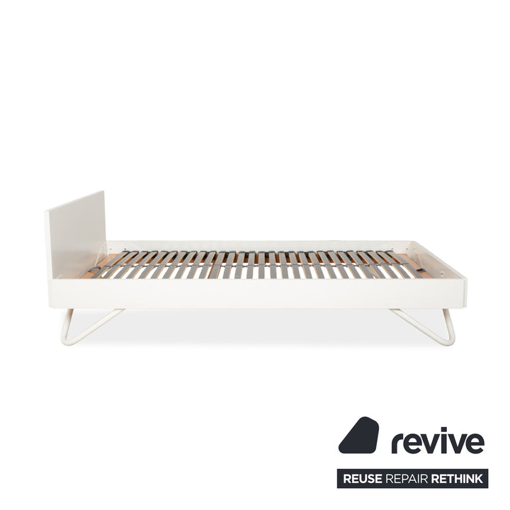 Interlübke Algo wooden bed, white, 120 x 200 cm