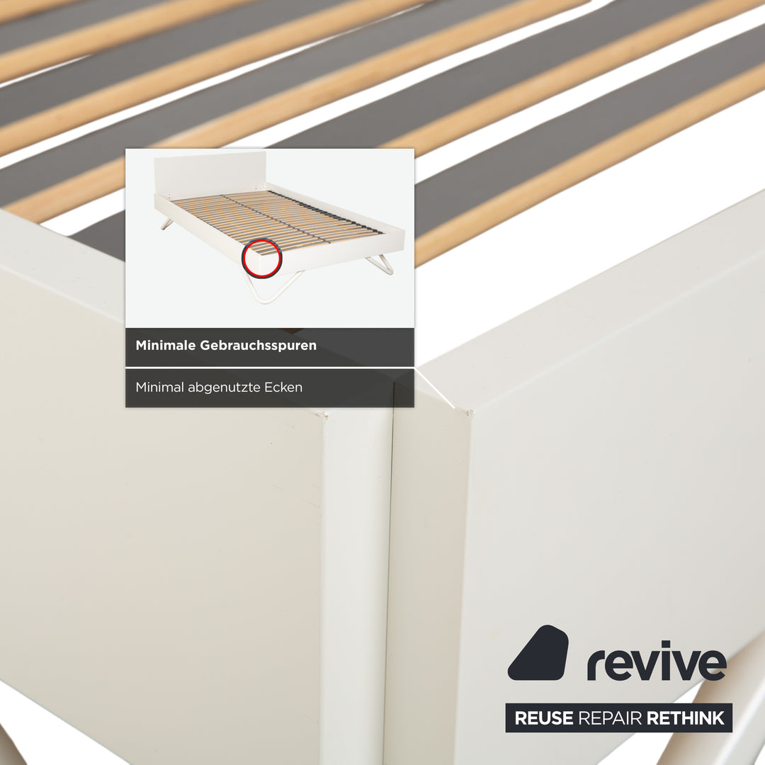 Interlübke Algo Holz Bett Weiß 120 x 200 cm