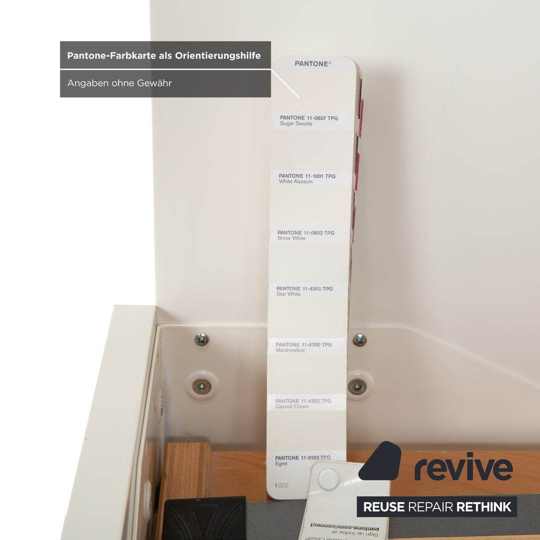 Interlübke Algo wooden bed, white, 120 x 200 cm