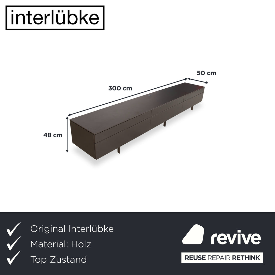 Interlübke Cube Change Holz Sideboard Grau Lowboard