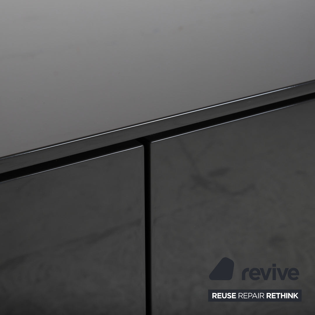Interlübke Cube Change Sideboard Wood Grey Anthracite High Gloss