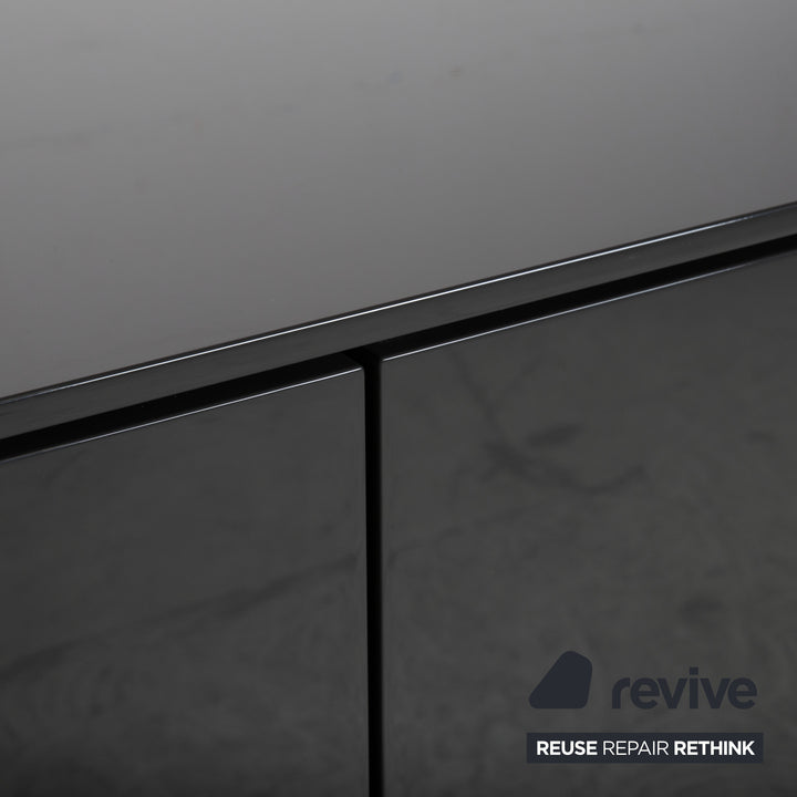 Interlübke Cube Change Sideboard Wood Grey Anthracite High Gloss