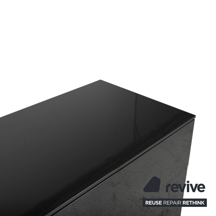 Interlübke Cube Change Sideboard Wood Grey Anthracite High Gloss