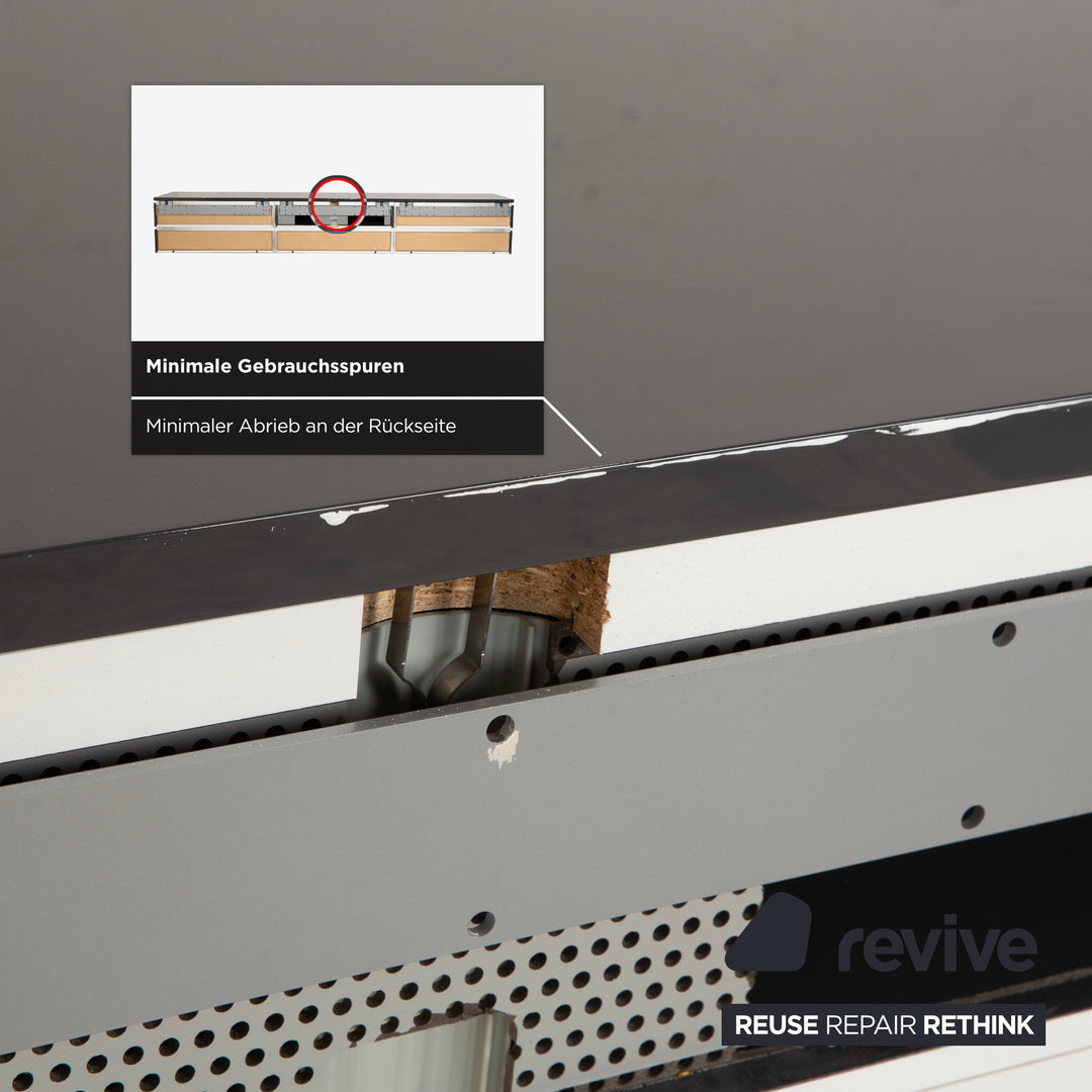 Interlübke Cube Holz Sideboard Grau TV Board