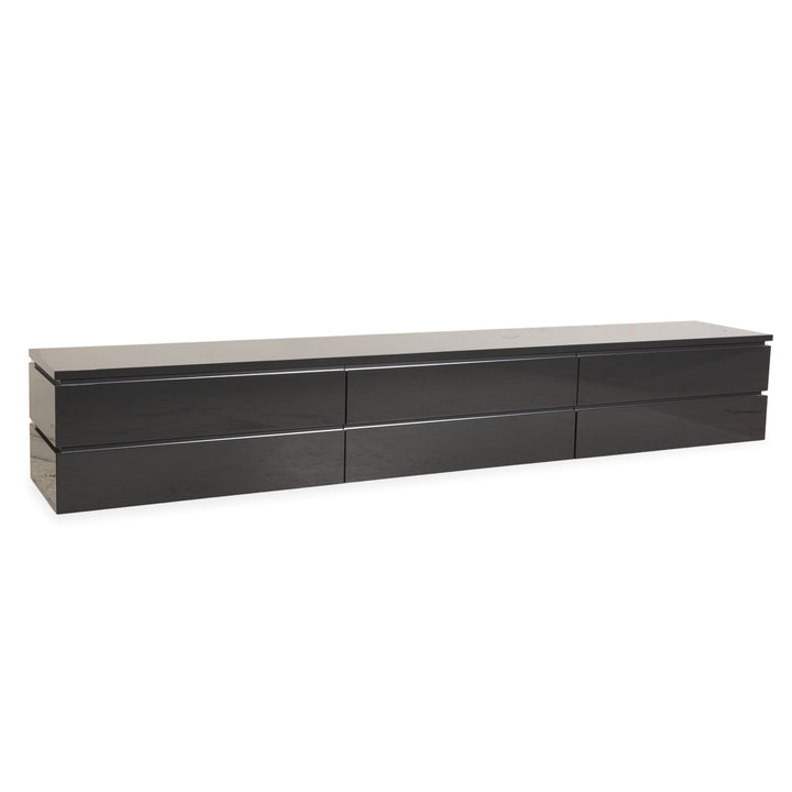 Buffet en bois gris Interlübke Cube, meuble TV
