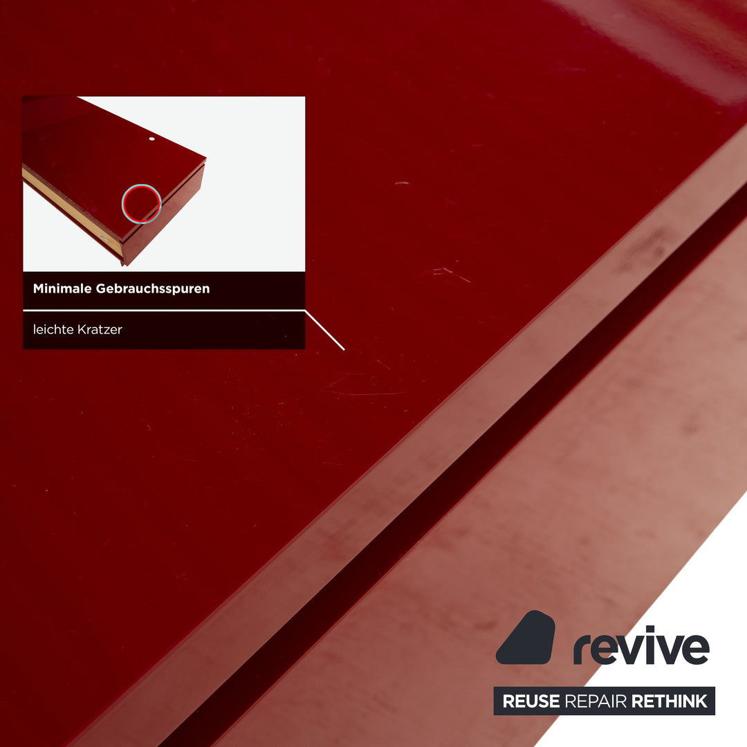 Interlübke Cube Holz Sideboard Rot Lowboard