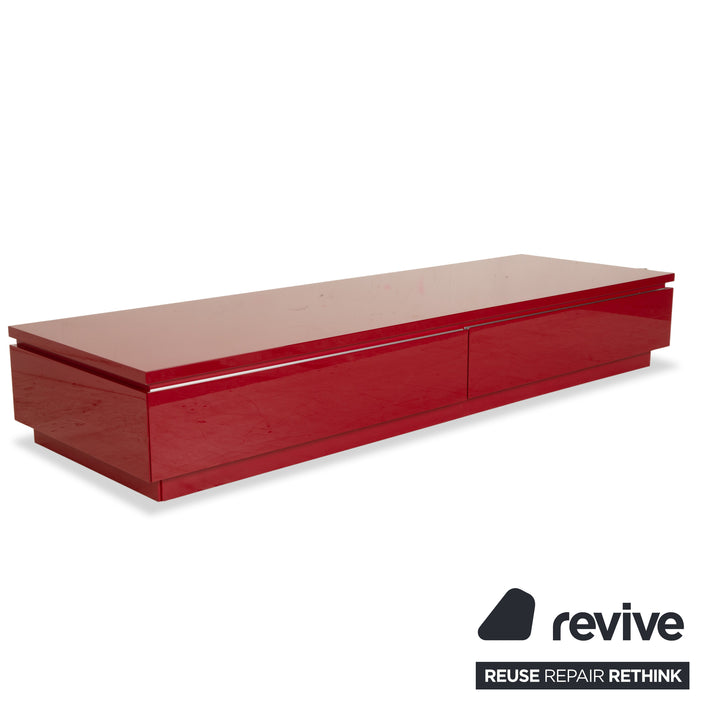 Interlübke Cube Wooden Sideboard Red Lowboard