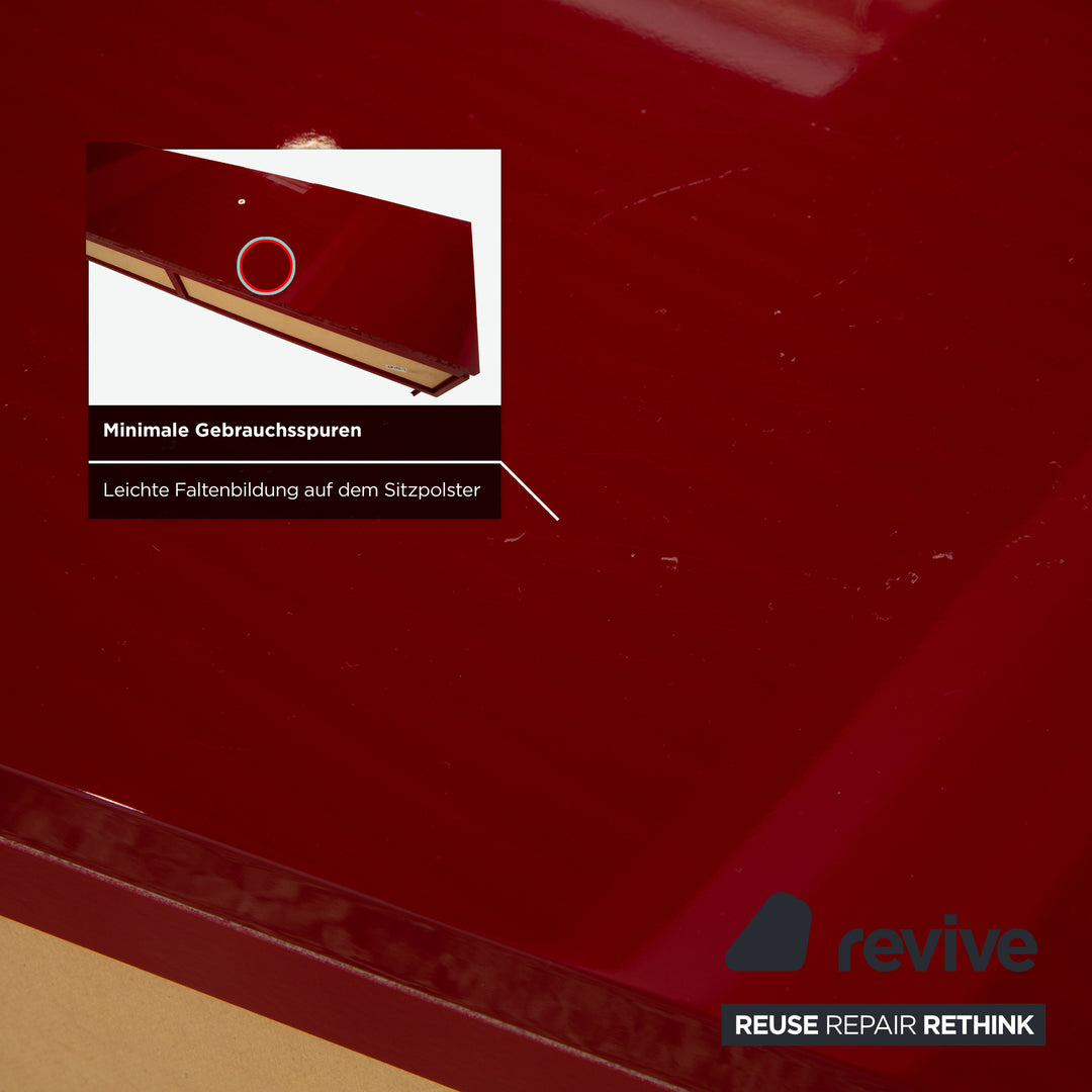 Interlübke Cube Wooden Sideboard Red Lowboard