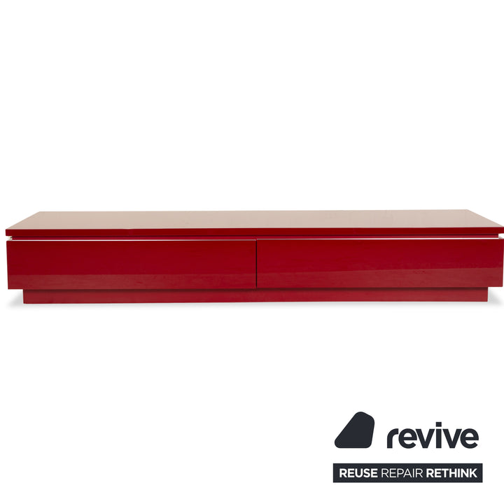 Interlübke Cube Wooden Sideboard Red Lowboard