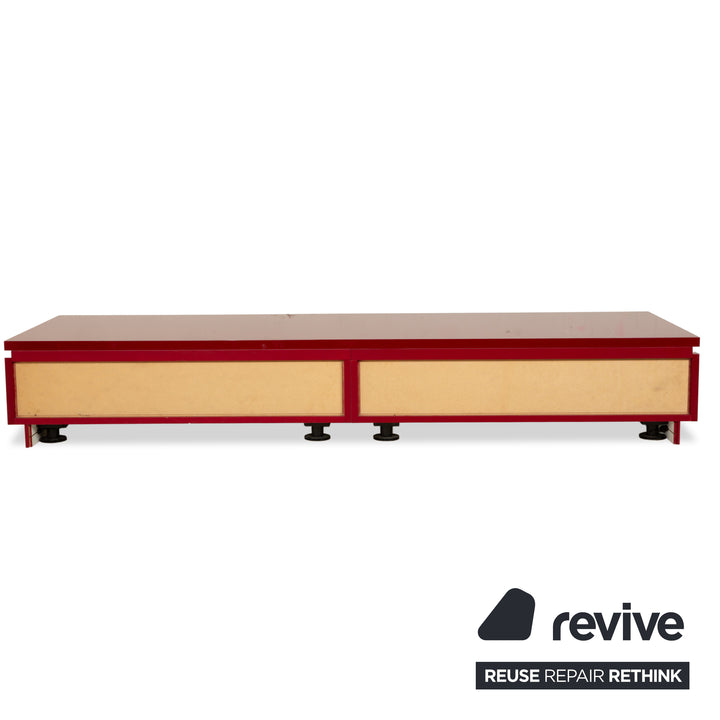 Interlübke Cube Wooden Sideboard Red Lowboard