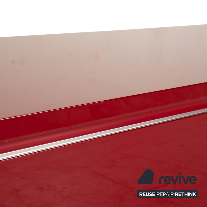 Interlübke Cube Wooden Sideboard Red Lowboard