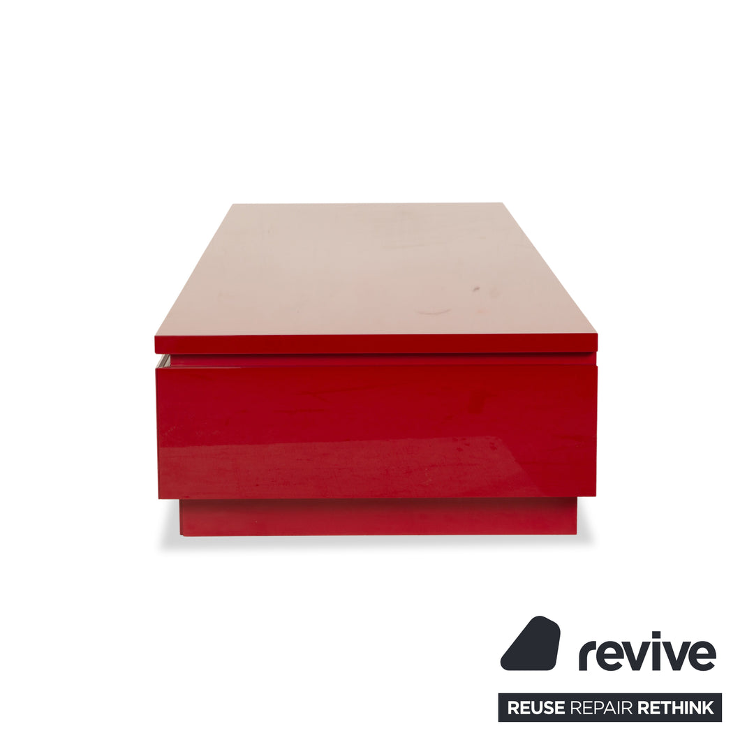 Interlübke Cube Wooden Sideboard Red Lowboard
