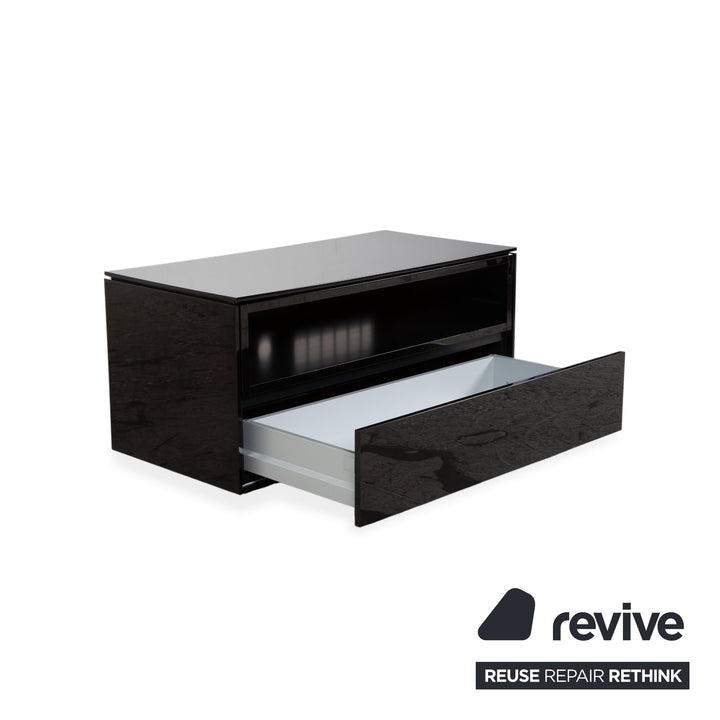 Interlübke Cube Buffet en Bois Noir Lowboard