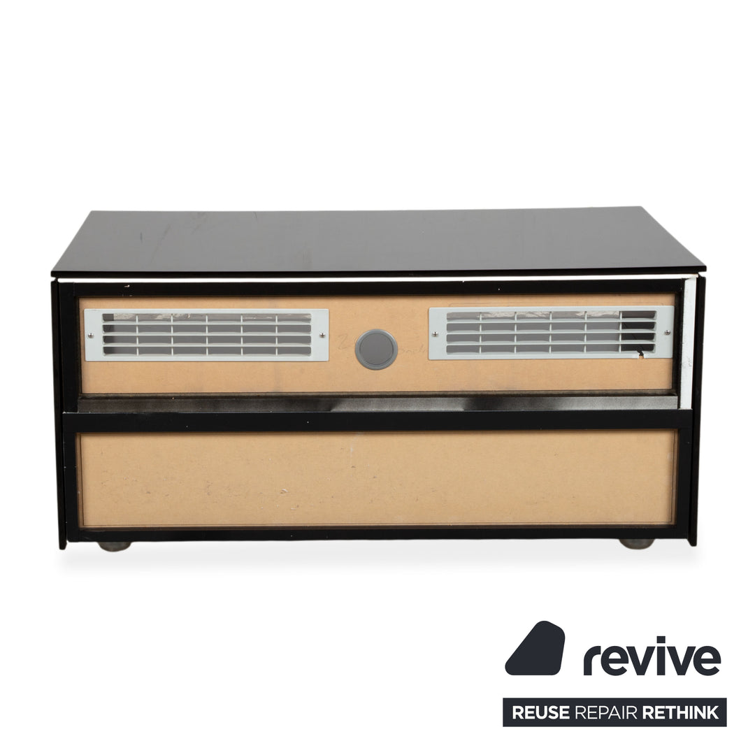 Interlübke Cube Buffet en Bois Noir Lowboard