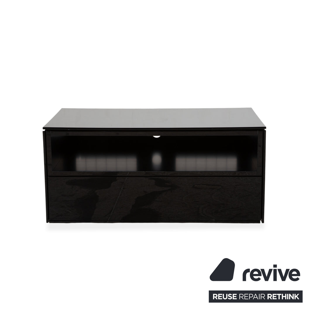 Interlübke Cube Buffet en Bois Noir Lowboard