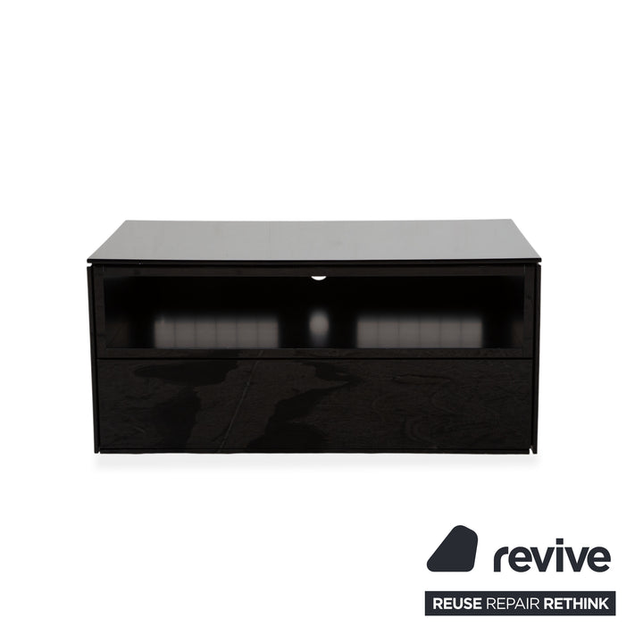 Interlübke Cube Buffet en Bois Noir Lowboard