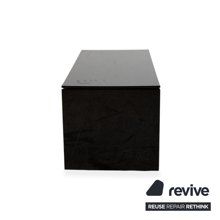 Interlübke Cube Buffet en Bois Noir Lowboard