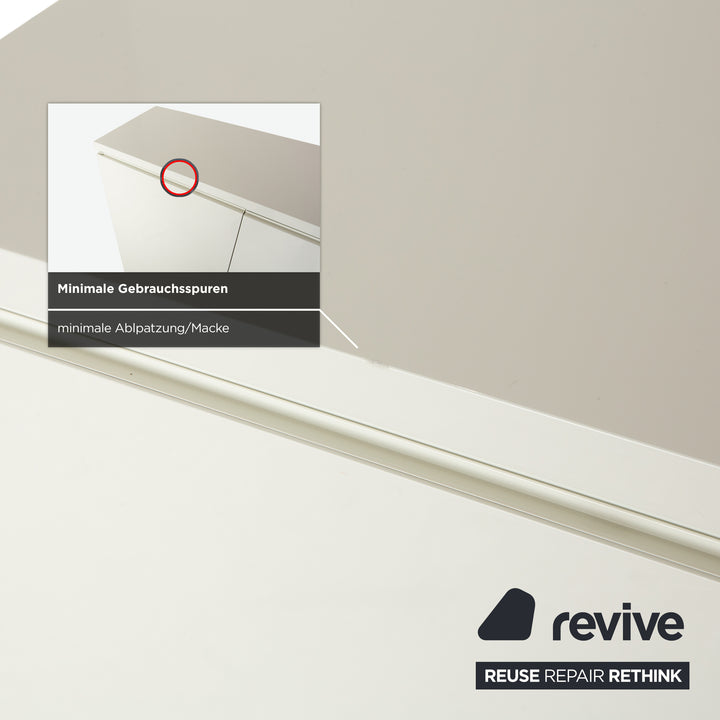 Buffet Cube en bois blanc Interlübke