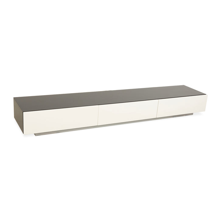 Interlübke Cube Wooden Sideboard White Anthracite Black Lowboard TV Board Drawers