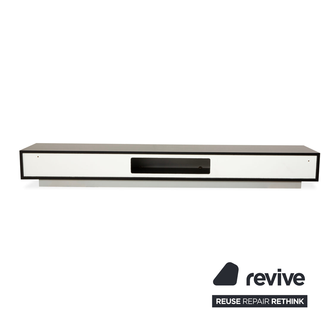 Interlübke Cube Wooden Sideboard White Anthracite Black Lowboard TV Board Drawers