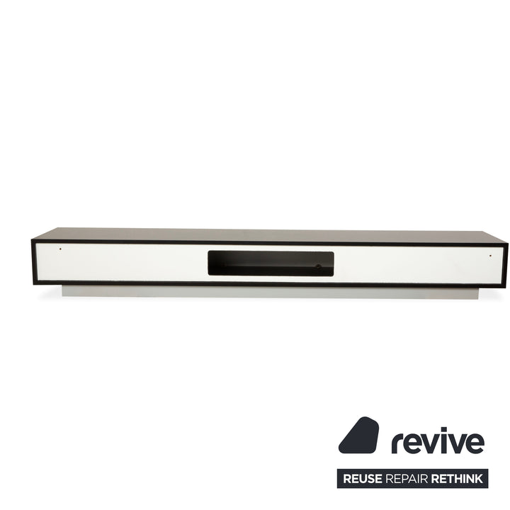 Interlübke Cube Wooden Sideboard White Anthracite Black Lowboard TV Board Drawers