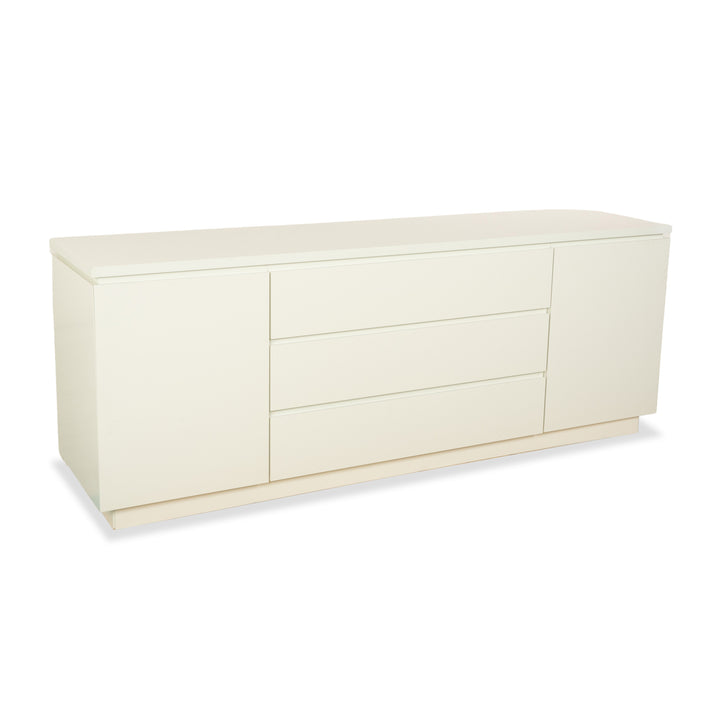 Interlübke Cube Holz Sideboard Weiß Creme