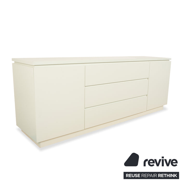 Interlübke Cube Holz Sideboard Weiß Creme