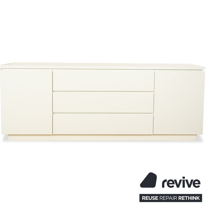 Interlübke Cube Holz Sideboard Weiß Creme