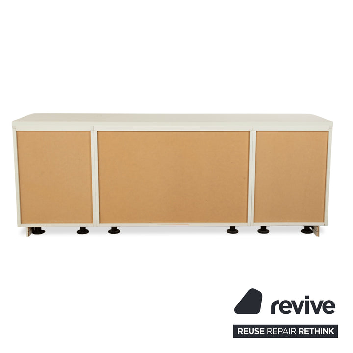 Interlübke Cube Holz Sideboard Weiß Creme