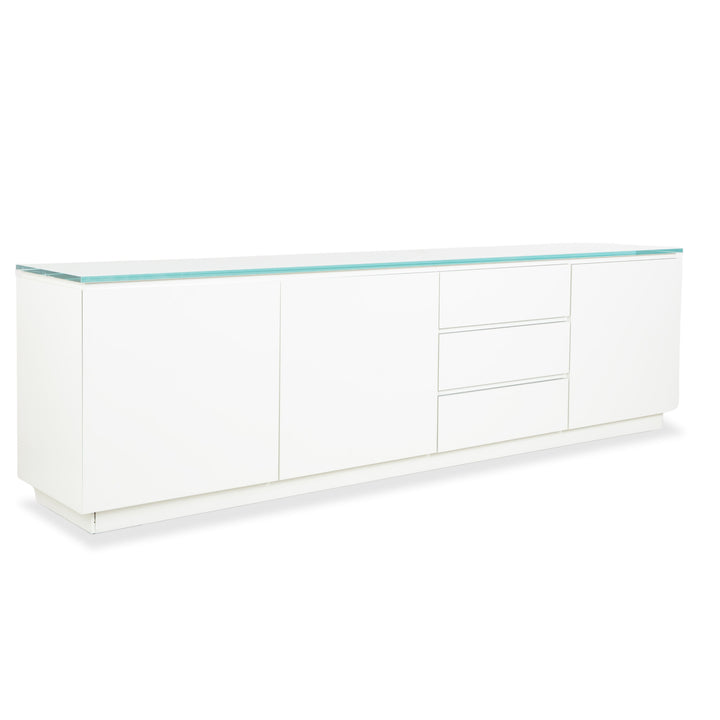 Buffet en bois Interlübke Cube Blanc Crème