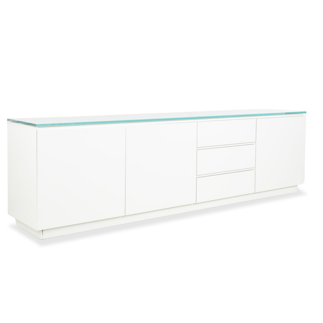 Buffet en bois Interlübke Cube Blanc Crème