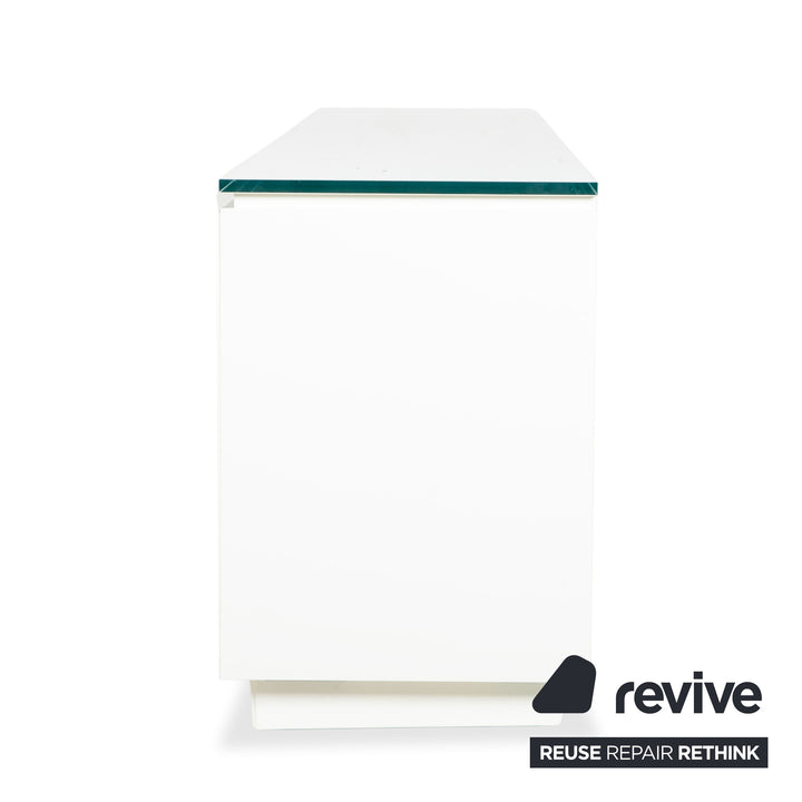 Buffet en bois Interlübke Cube Blanc Crème