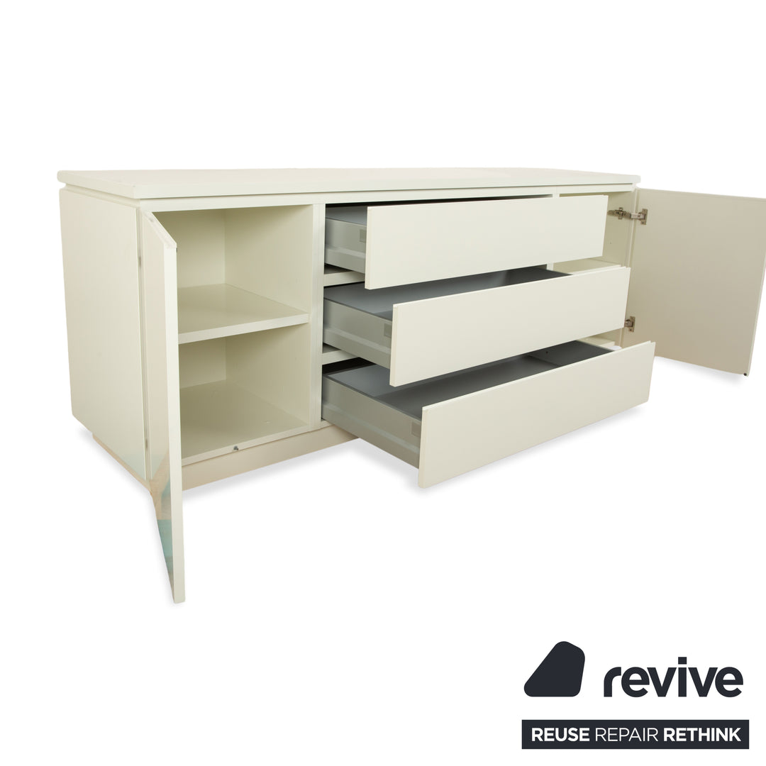 Interlübke Cube Holz Sideboard Weiß Creme