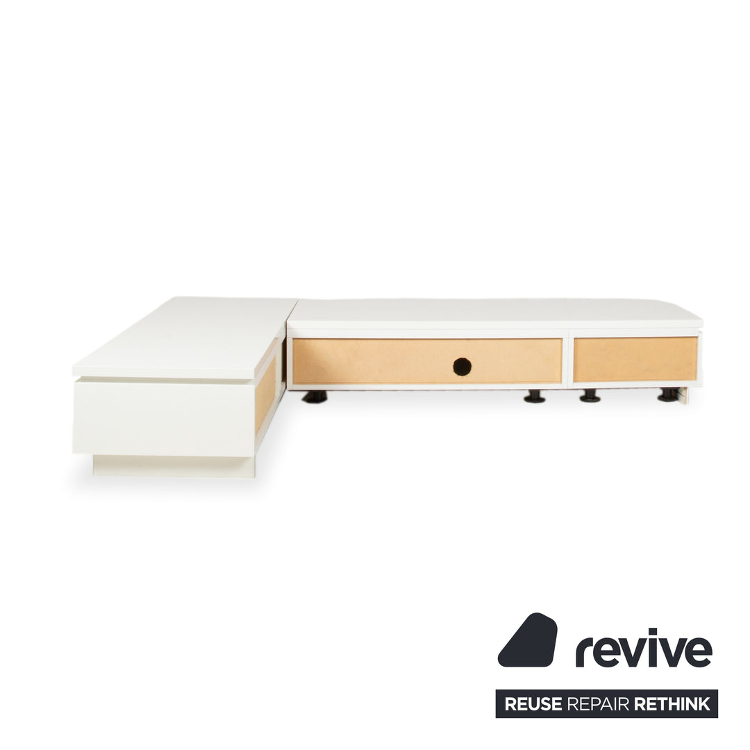 Interlübke Cube Holz Eck-Sideboard Weiß