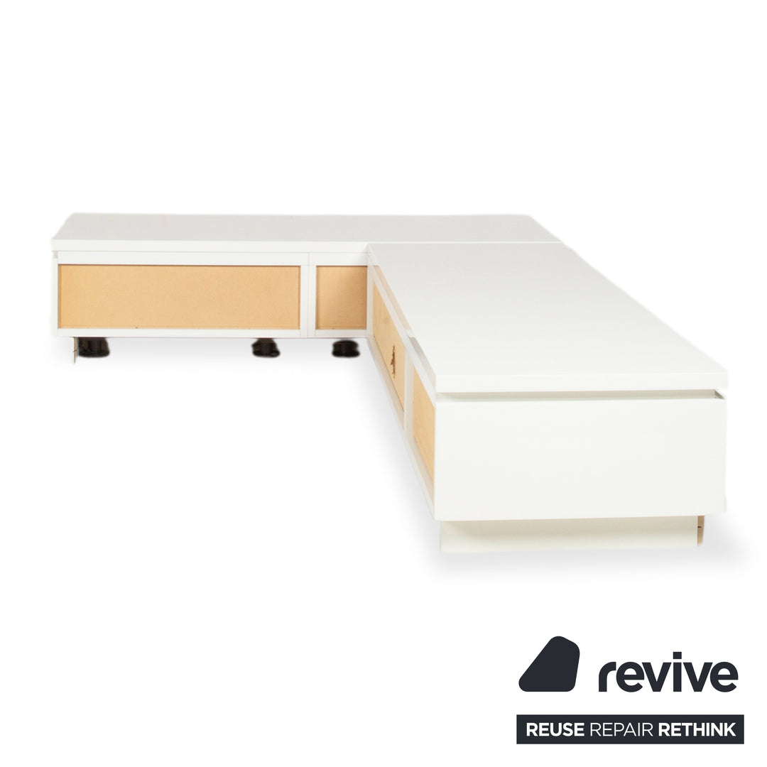 Interlübke Cube Holz Eck-Sideboard Weiß