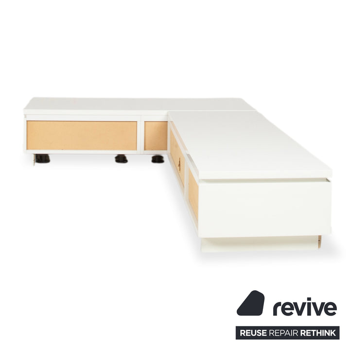 Interlübke Cube Holz Eck-Sideboard Weiß