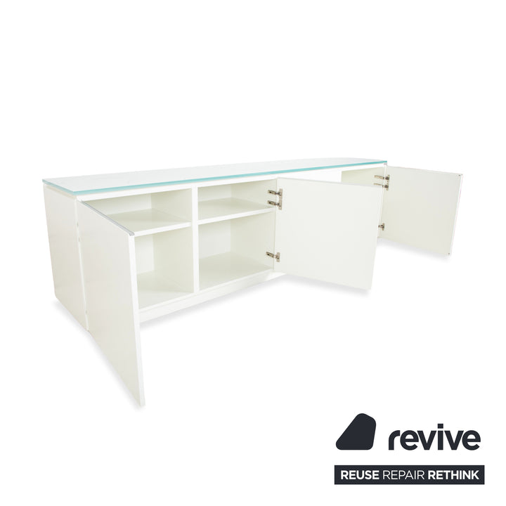 Interlübke Cube Set Sideboard Chest of Drawers White High Gloss Wood