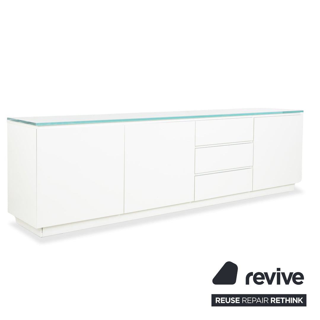 Interlübke Cube Set Sideboard Chest of Drawers White High Gloss Wood