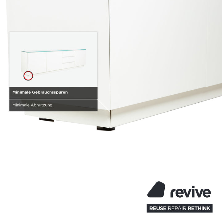 Interlübke Cube Set Sideboard Kommode Weiß hochglänzend Holz