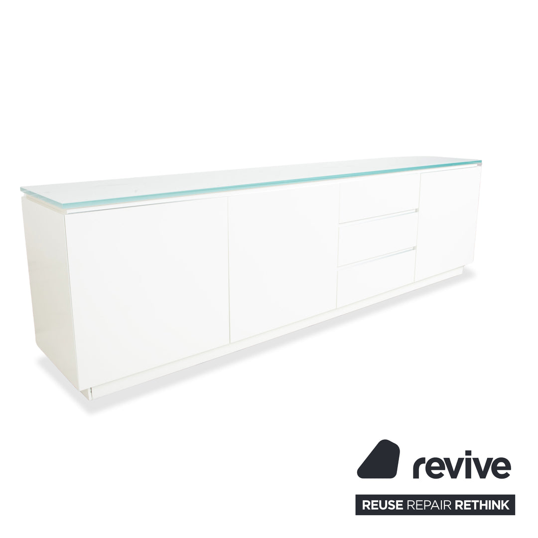 Interlübke Cube Set Sideboard Chest of Drawers White High Gloss Wood