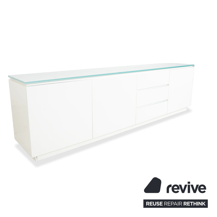 Interlübke Cube Set Sideboard Chest of Drawers White High Gloss Wood